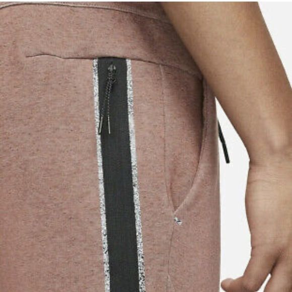 NWT Nike Sportswear Revival Tech Fleece 2-piece Hoodie/Joggers - Grey/Redstone - Picture 11 of 16